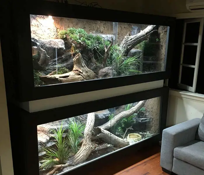 PVC carpet python terrariums